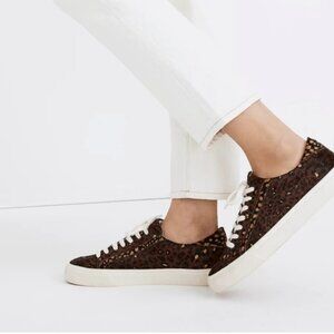 Madewell Calf Hair‎ Sneakers Leopard Print 6